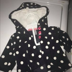 Baby girl fleece jacket